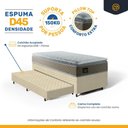 Ver imagem 5 de Cama Box com Colchão de Espuma D45 Pillow Top Strong One Face + Auxiliar de Espuma Solteiro 88cm