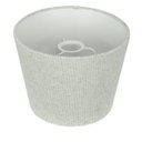 Ver imagem 3 de Cúpula de Abajur Tecido Rustico Escuro 20x16cm