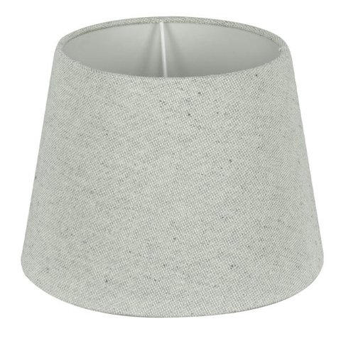 Cúpula de Abajur Tecido Rustico Escuro 20x16cm