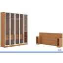 Ver imagem 2 de Quarto Modulado Casal Liga 6PEÇAS 5PTS QM33 Off Kappesberg