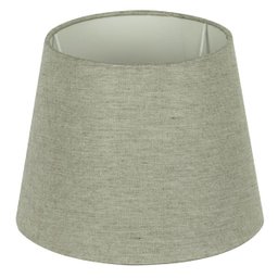 Cúpula de Abajur Tecido Cinza Escuro 20x16cm - 1