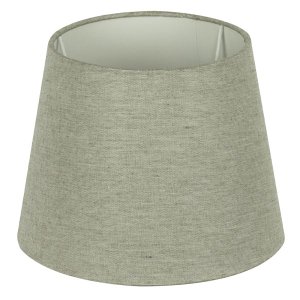 Cúpula de Abajur Tecido Cinza Escuro 20x16cm