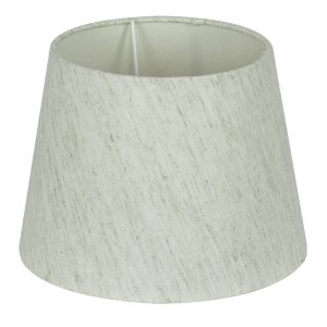 Cúpula de Abajur Tecido Linho Claro 20x16cm