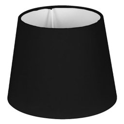 Cúpula de Abajur Tecido Preto 20x16cm - 2
