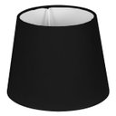 Ver imagem 2 de Cúpula de Abajur Tecido Preto 20x16cm