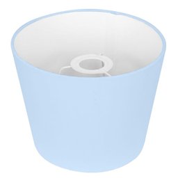 Cúpula de Abajur Tecido Azul Bebe 20x16cm - 3