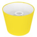 Ver imagem 3 de Cúpula de Abajur Tecido Amarelo 20x16cm