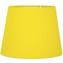 Ver imagem 1 de Cúpula de Abajur Tecido Amarelo 20x16cm