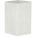 Ver imagem 1 de Cúpula Quadrada de Abajur Tecido Linho Claro 12x20cm