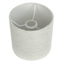 Ver imagem 2 de Cúpula Cilindrica de Abajur Tecido Linho Claro 15x16cm
