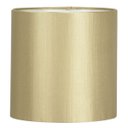 Ver imagem 1 de Cúpula Cilindrica de Abajur Tecido Shantung Dourado 15x16cm
