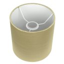 Ver imagem 2 de Cúpula Cilindrica de Abajur Tecido Shantung Dourado 15x16cm