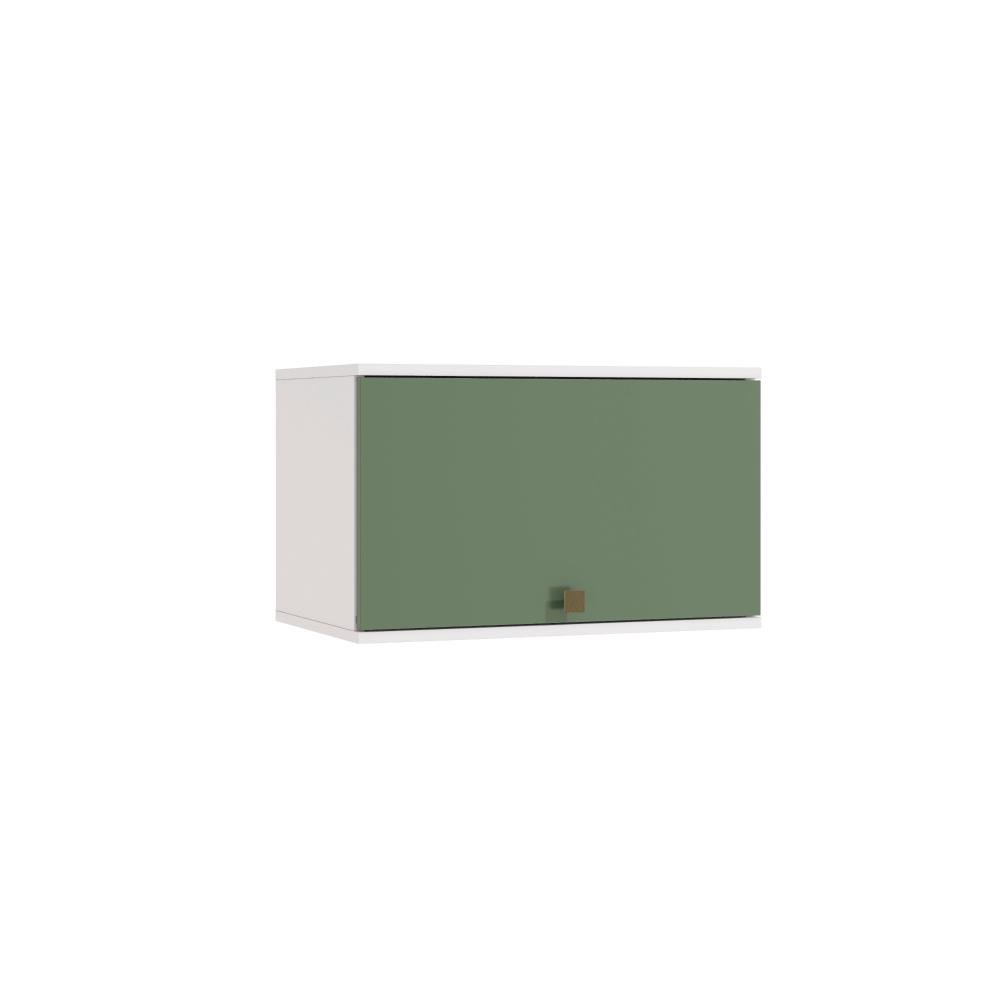Armário Aéreo Celeste Kappesberg 100% Mdf 1 Porta Basculante Branco/verde 60cm Menor preço em Armário Aéreo Celeste Kappesberg 100% Mdf 1 Porta Basculante Branco/verde 60cm