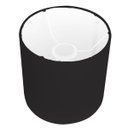 Ver imagem 2 de Cúpula Cilindrica de Abajur Tecido Preto 15x16cm