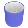 Cúpula Cilindrica de Abajur Tecido Azul 15x16cm - 2
