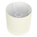 Ver imagem 2 de Cúpula Cilindrica de Abajur Tecido Bege 15x16cm