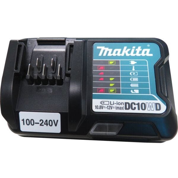 Parafusadeira / Furadeira com 2 Baterias 12v 1.5 Ah Íons-Lítio e Maleta Makita - 5