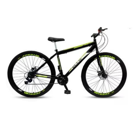 Bicicleta Mountain Bike Velox Aro 29 Freio Disco 21v Ello Cor:preto/amarelo