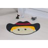 Tapete Cowboy 78 x 55cm - Preto - 1