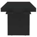 Ver imagem 2 de Mesa de Apoio Lateral Retangular Atria Executiva Moderno sem Gavetas 89cm Preto Lyam Decor