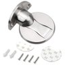 Kit 04 Trava Porta Fixador Prendedor Invisível Ímã Magnético cor:prata - 1
