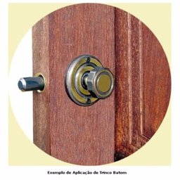 Trinco Batom Cromado Portas e Janelas - 3