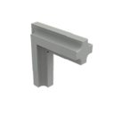 Ver imagem 2 de Kit Acessórios Conector 45 Graus para Perfil Link (parafusos cha claro)