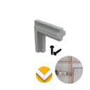 Ver imagem 1 de Kit Acessórios 45 Graus para Perfil Link (parafusos preto) 8 un