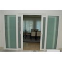 Ver imagem 4 de Adesivo Decorativo Jateado Liso P/ Vidro, Box, Janela, Porta Etc. 5,0 X 0,50m Fama Adesivos 500x50cm