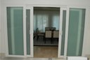 Ver imagem 4 de Adesivo Decorativo Jateado Liso P/ Vidro, Box, Janela, Porta Etc. 5,0 X 0,50m Fama Adesivos 500x50cm