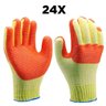 24 PR Luva Emborrachada Gladiador EPI Rubber Trabalho Pesado Super Safety 10 - 1