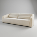 Ver imagem 2 de Conjunto Sofá 02 Lugares Living Ísis e Uma Poltrona Tecido Acquablock Pet Friendly Cru 2,30m