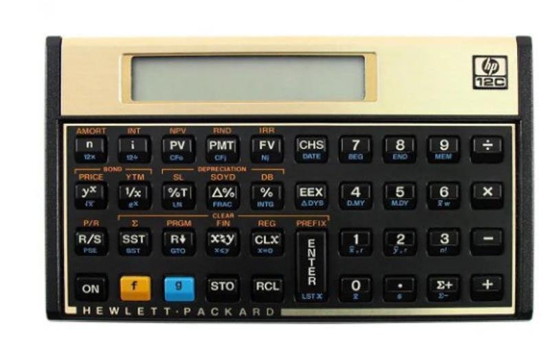 Calculadora Hp 12c Financeira Gold