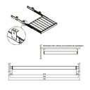 Ver imagem 5 de Calceiro Fgv para Módulo de 900mm Deslizante para Guarda-Roupa
