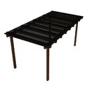 Ver imagem 5 de Cobertura Policarbonato Alveolar 4,00m x 1,50m - Fume 4mm