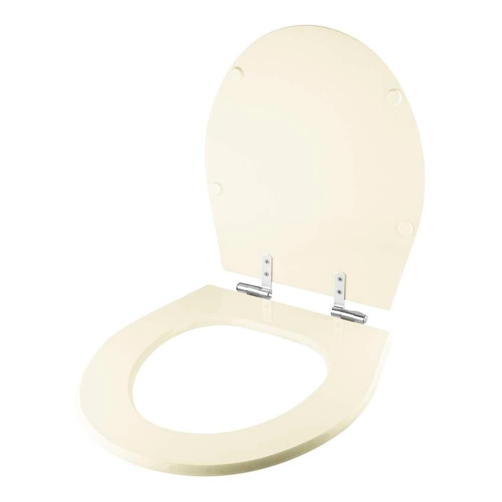 Tampa de Vaso Sanitário com Amortecedor Windsor Creme (Bege) para bacia Deca - 2