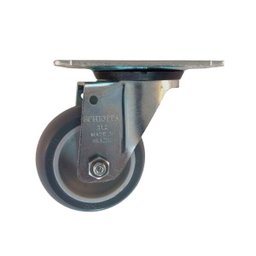 Rodizio ou Rodinha carrinho de carga Ø75 mm sem Freio GL312BP - 1