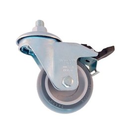 Rodízio ou Rodinha carrinho de carga Ø75 mm Com Trava - 1