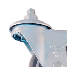 Rodízio ou Rodinha carrinho de carga Ø75 mm Com Trava - 3