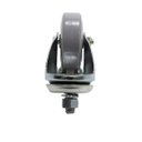 Ver imagem 2 de Rodízio Parafuso 1/2 Pol. Giratório Industrial Roda 75 mm Com Trava