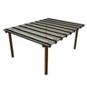 Cobertura Policarbonato Alveolar 4,00m x 3,00m - Cristal 4mm - 1
