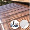 Cobertura Policarbonato Alveolar 6,00m x 1,00m - Cristal 4mm - 2