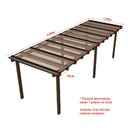 Ver imagem 4 de Cobertura Policarbonato Alveolar 6,00m x 1,50m - Cristal 4mm