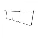 Ver imagem 3 de Arara de Roupas para Loja Quarto Closet 10 Peças Regulável 300x100 Cm Cor Preto Kit Clst1b362