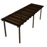 Cobertura Policarbonato Alveolar 6,00m x 3,00m - Bronze 4mm - 5