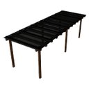 Ver imagem 1 de Cobertura Policarbonato Alveolar 6,00m x 3,00m - Fume 4mm