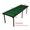 Cobertura Policarbonato Alveolar - 6,00m x 3,00m - Verde 4mm - 2