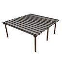 Ver imagem 1 de Cobertura Policarbonato Alveolar 6,00m x 6,00m - Cristal 4mm