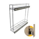 Ver imagem 1 de Porta Óleo Deslizante Aramado Cromado para Embutir 150 x 450 mm