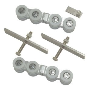 Kit Roldanas 8R Pesado Rodinato Porta de Correr até 320 Kg